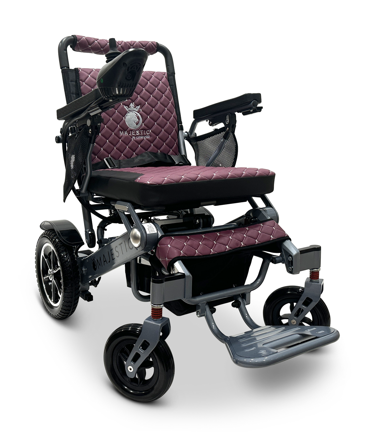 MAJESTIC IQ-7000 Auto Folding Remote Controlled Electric Wheelchair + Brushless Motor