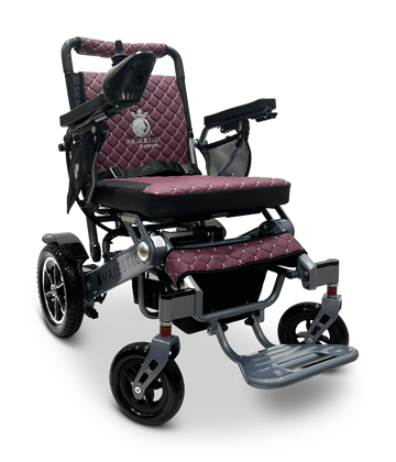 MAJESTIC IQ-7000 Auto Folding Remote Controlled Electric Wheelchair + Brushless Motor