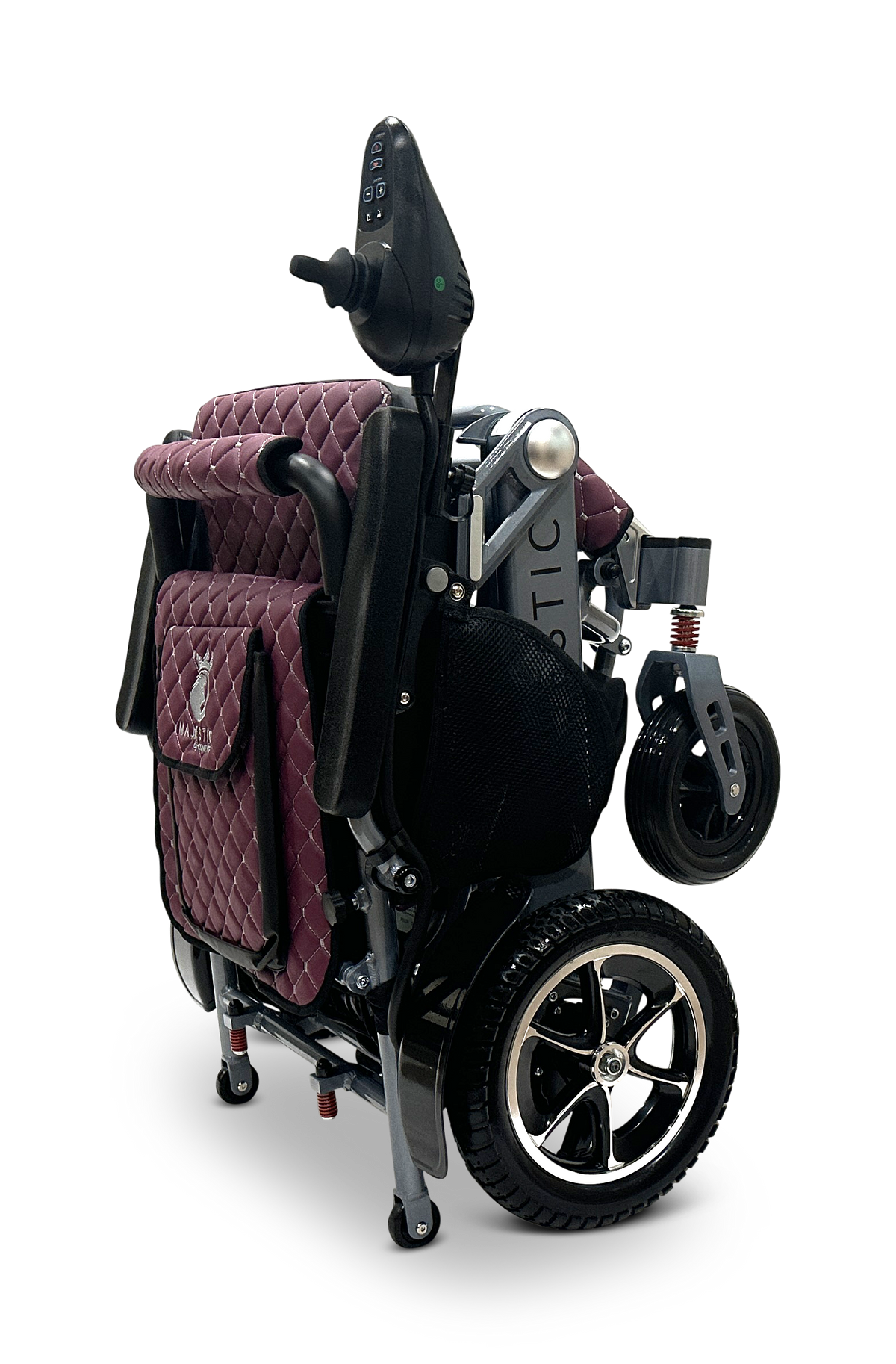 MAJESTIC IQ-7000 Auto Folding Remote Controlled Electric Wheelchair + Brushless Motor