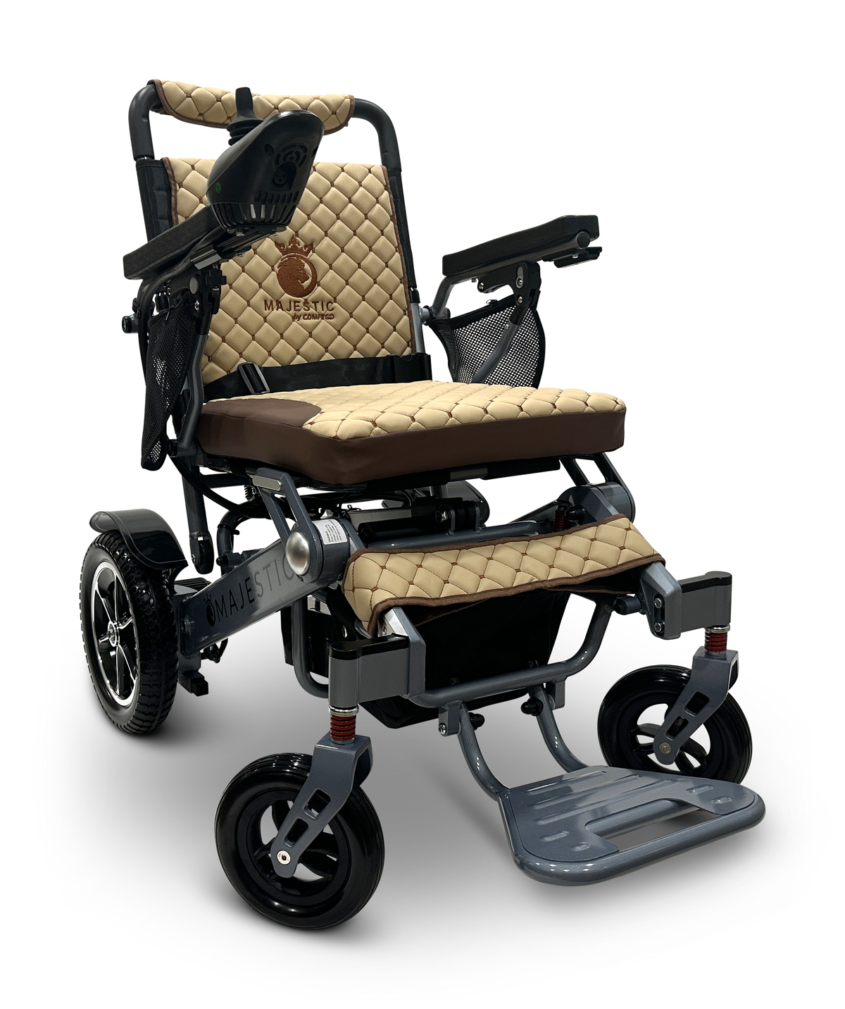 MAJESTIC IQ-7000 Auto Folding Remote Controlled Electric Wheelchair + Brushless Motor