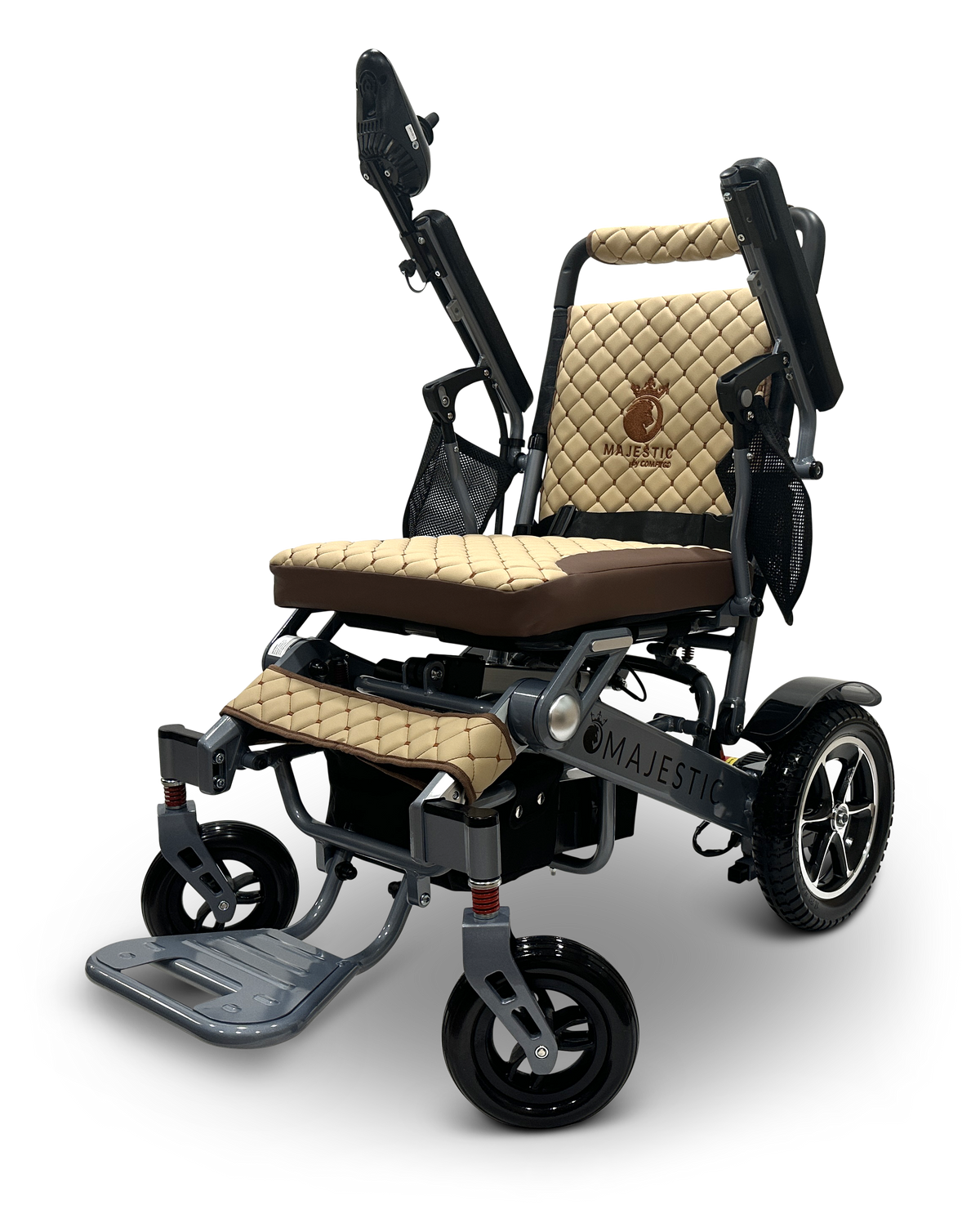 MAJESTIC IQ-7000 Auto Folding Remote Controlled Electric Wheelchair + Brushless Motor