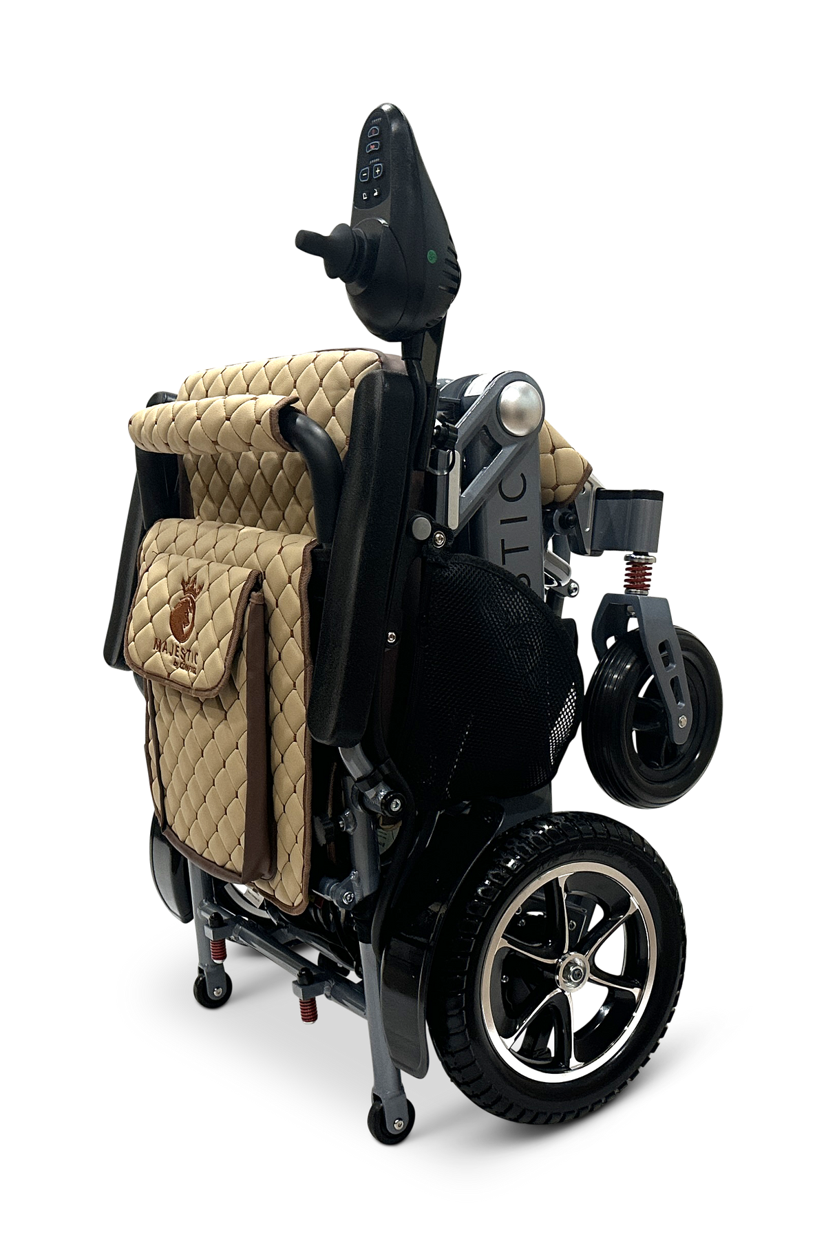 MAJESTIC IQ-7000 Auto Folding Remote Controlled Electric Wheelchair + Brushless Motor