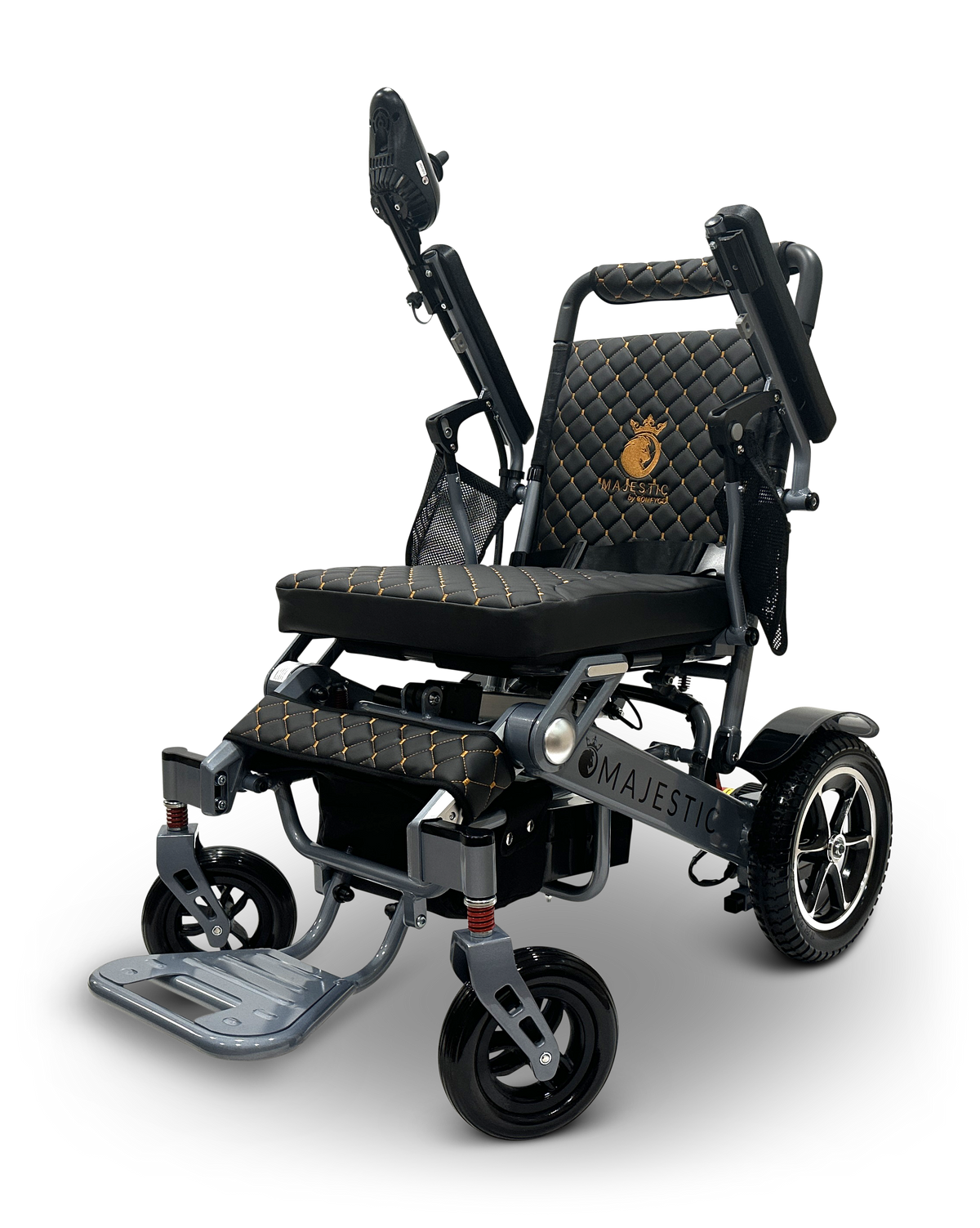 MAJESTIC IQ-7000 Auto Folding Remote Controlled Electric Wheelchair + Brushless Motor