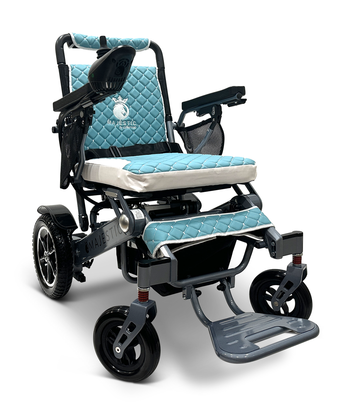 MAJESTIC IQ-7000 Auto Folding Remote Controlled Electric Wheelchair + Brushless Motor
