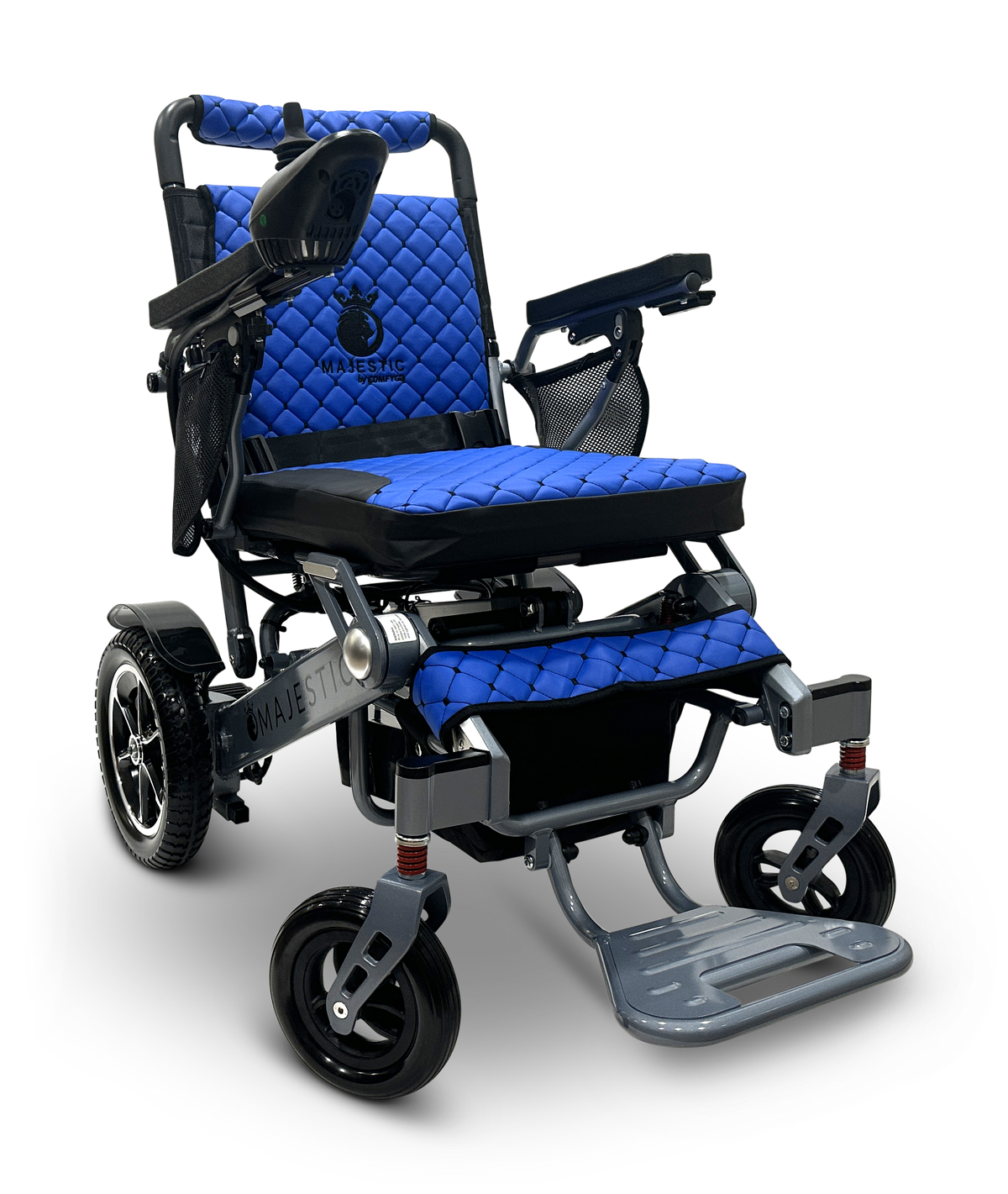 MAJESTIC IQ-7000 Auto Folding Remote Controlled Electric Wheelchair + Brushless Motor