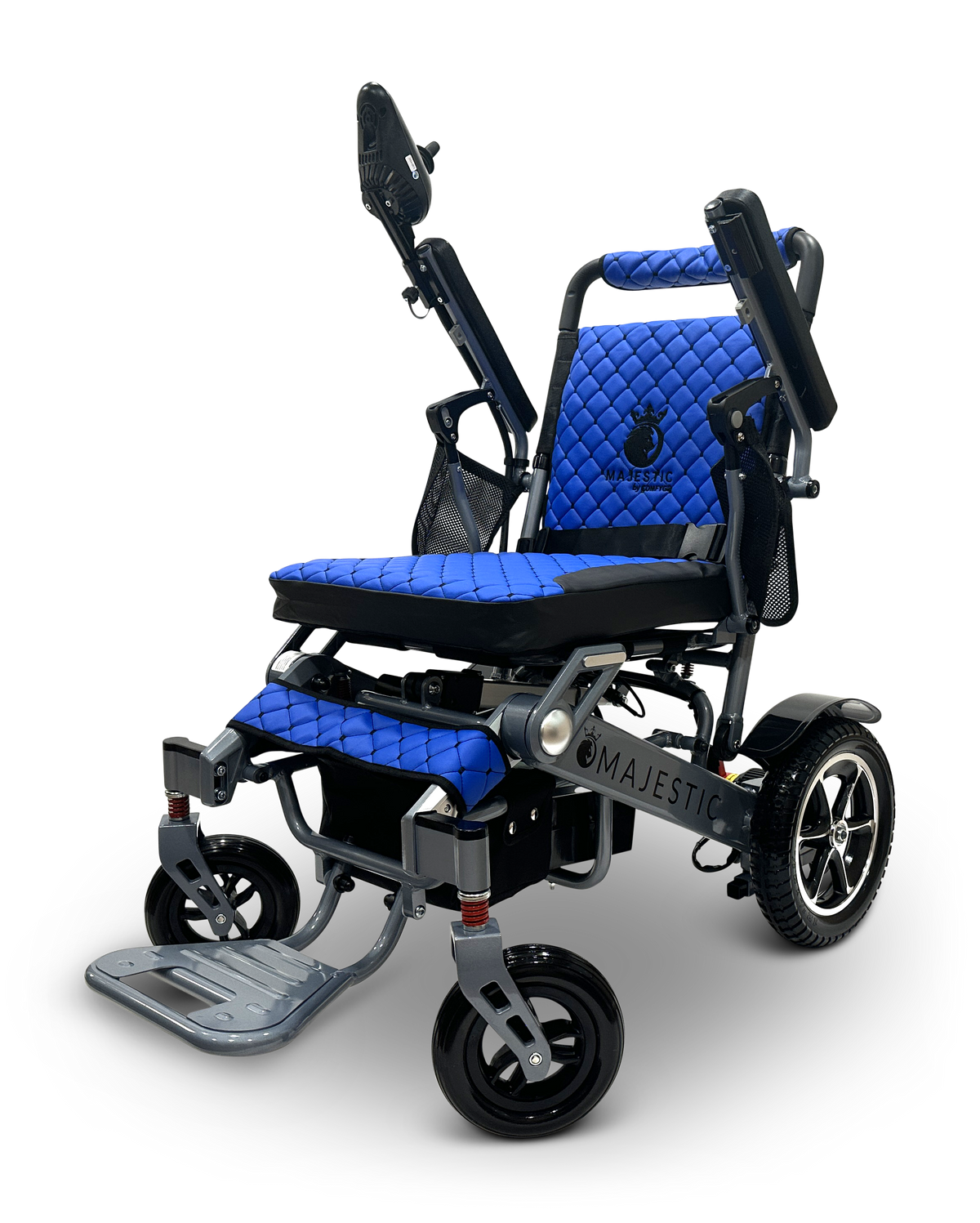 MAJESTIC IQ-7000 Auto Folding Remote Controlled Electric Wheelchair + Brushless Motor