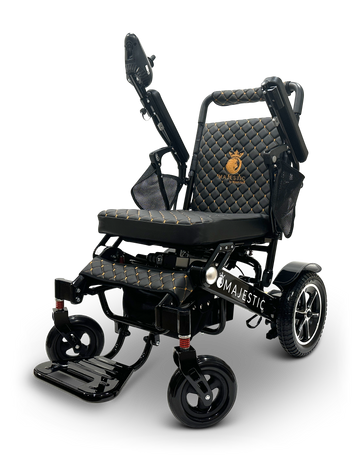 MAJESTIC IQ-7000 Auto Folding Remote Controlled Electric Wheelchair + Brushless Motor