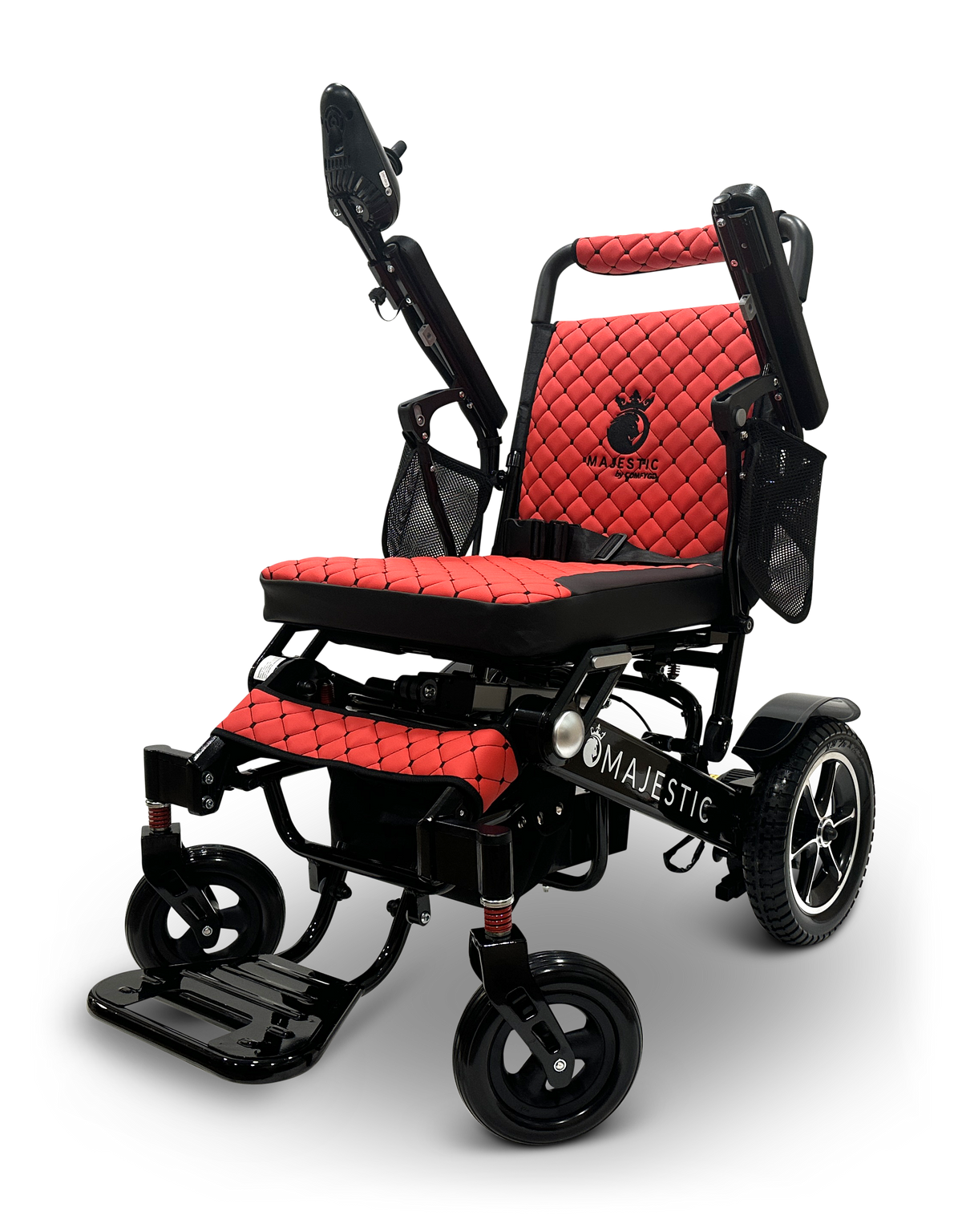MAJESTIC IQ-7000 Auto Folding Remote Controlled Electric Wheelchair + Brushless Motor