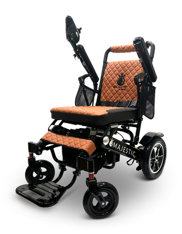 MAJESTIC IQ-7000 Auto Folding Remote Controlled Electric Wheelchair + Brushless Motor