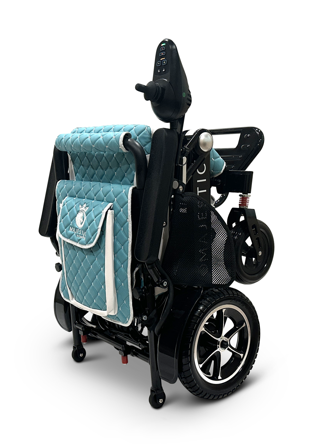MAJESTIC IQ-7000 Auto Folding Remote Controlled Electric Wheelchair + Brushless Motor