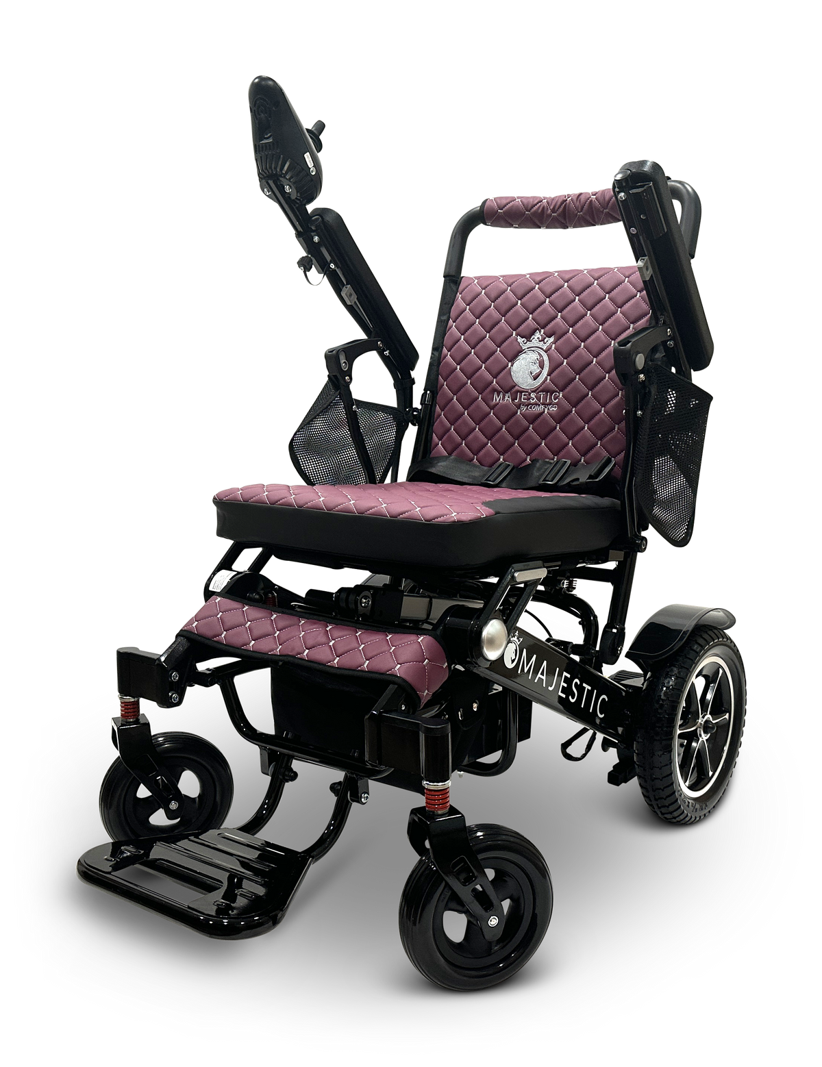 MAJESTIC IQ-7000 Auto Folding Remote Controlled Electric Wheelchair + Brushless Motor