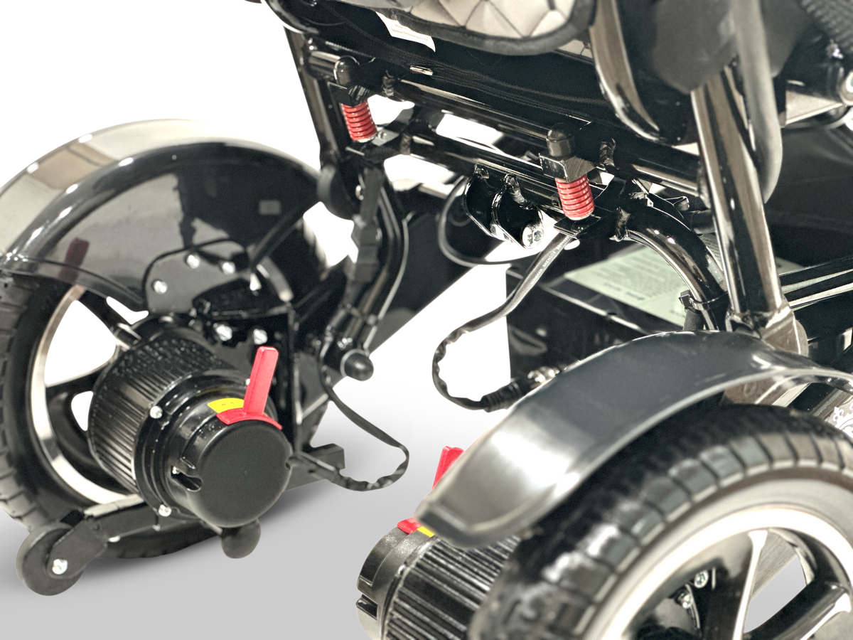 MAJESTIC IQ-7000 Auto Folding Remote Controlled Electric Wheelchair + Brushless Motor