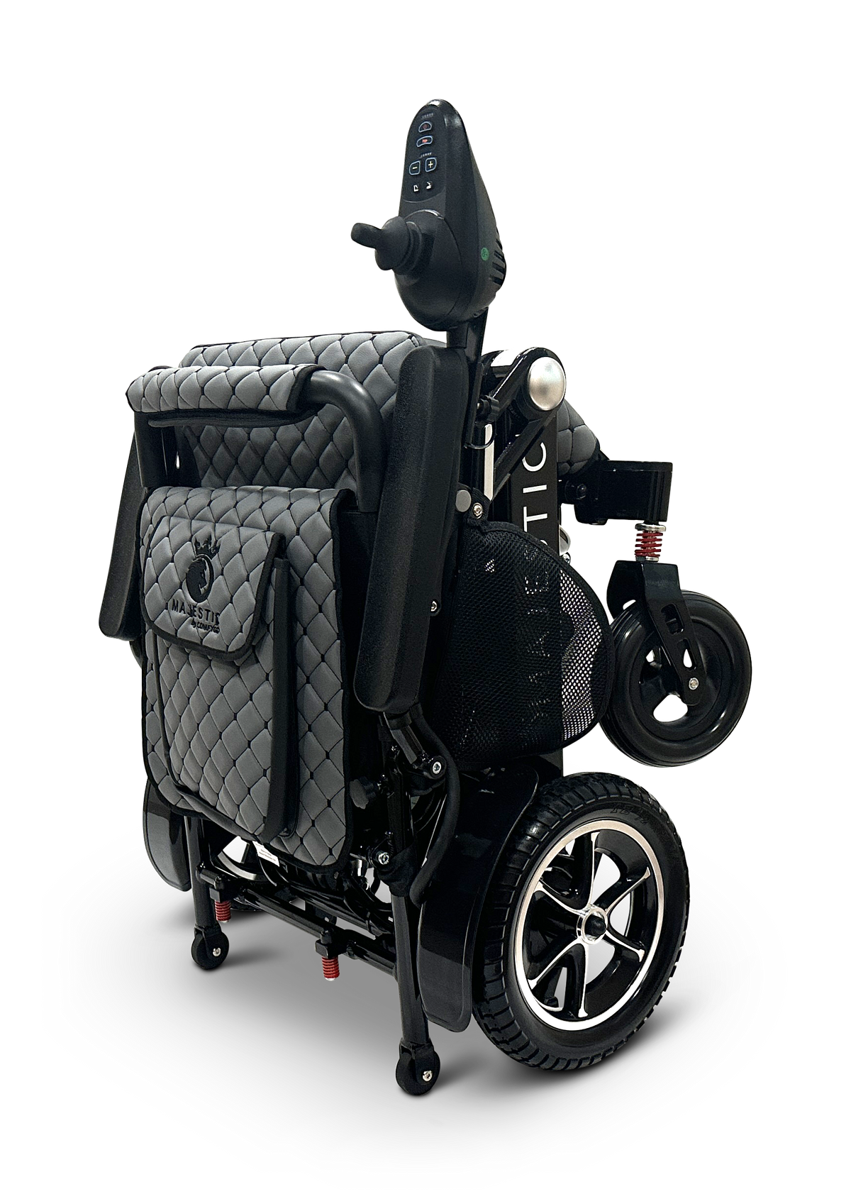 MAJESTIC IQ-7000 Auto Folding Remote Controlled Electric Wheelchair + Brushless Motor
