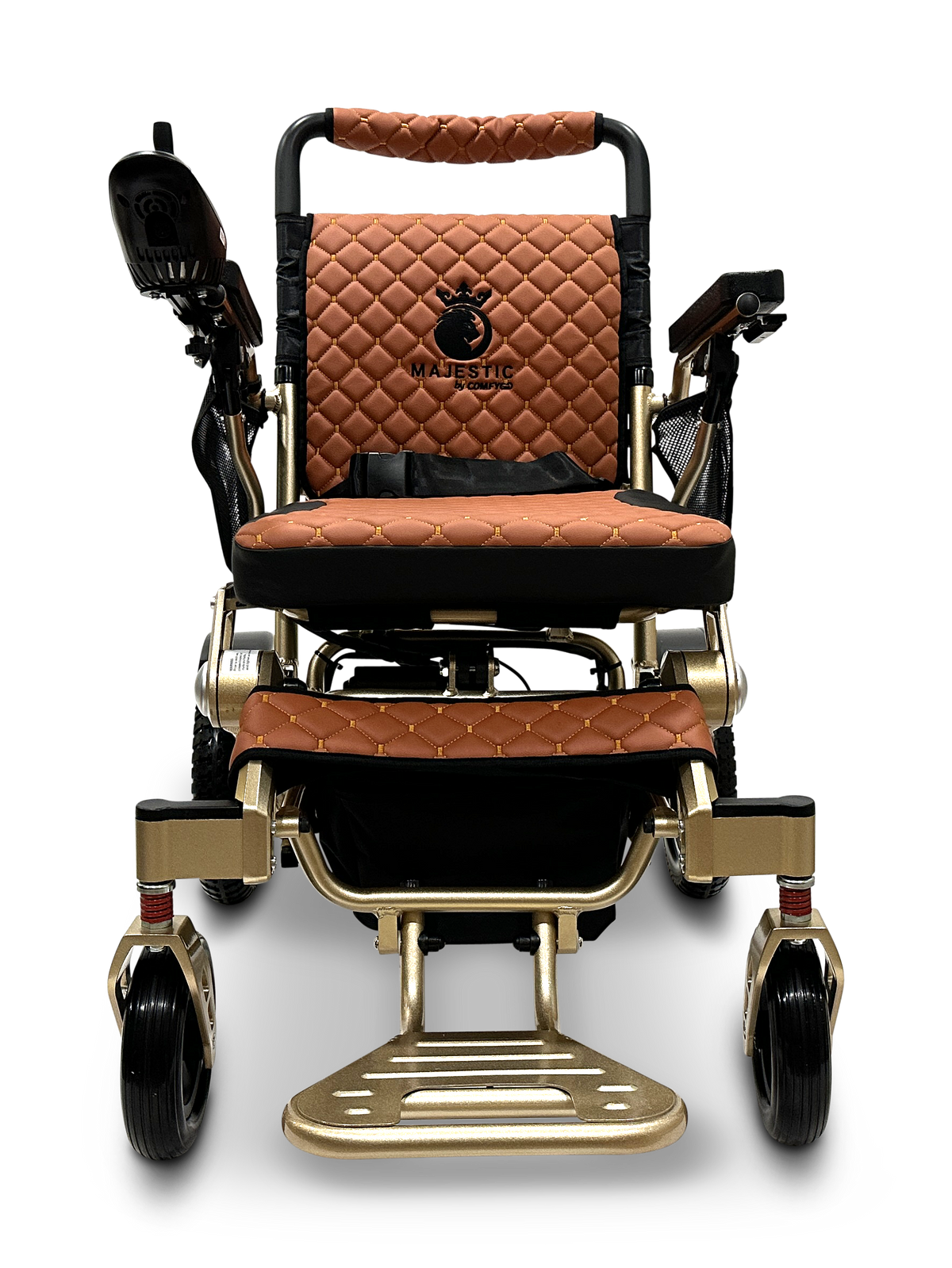 MAJESTIC IQ-7000 Auto Folding Remote Controlled Electric Wheelchair + Brushless Motor