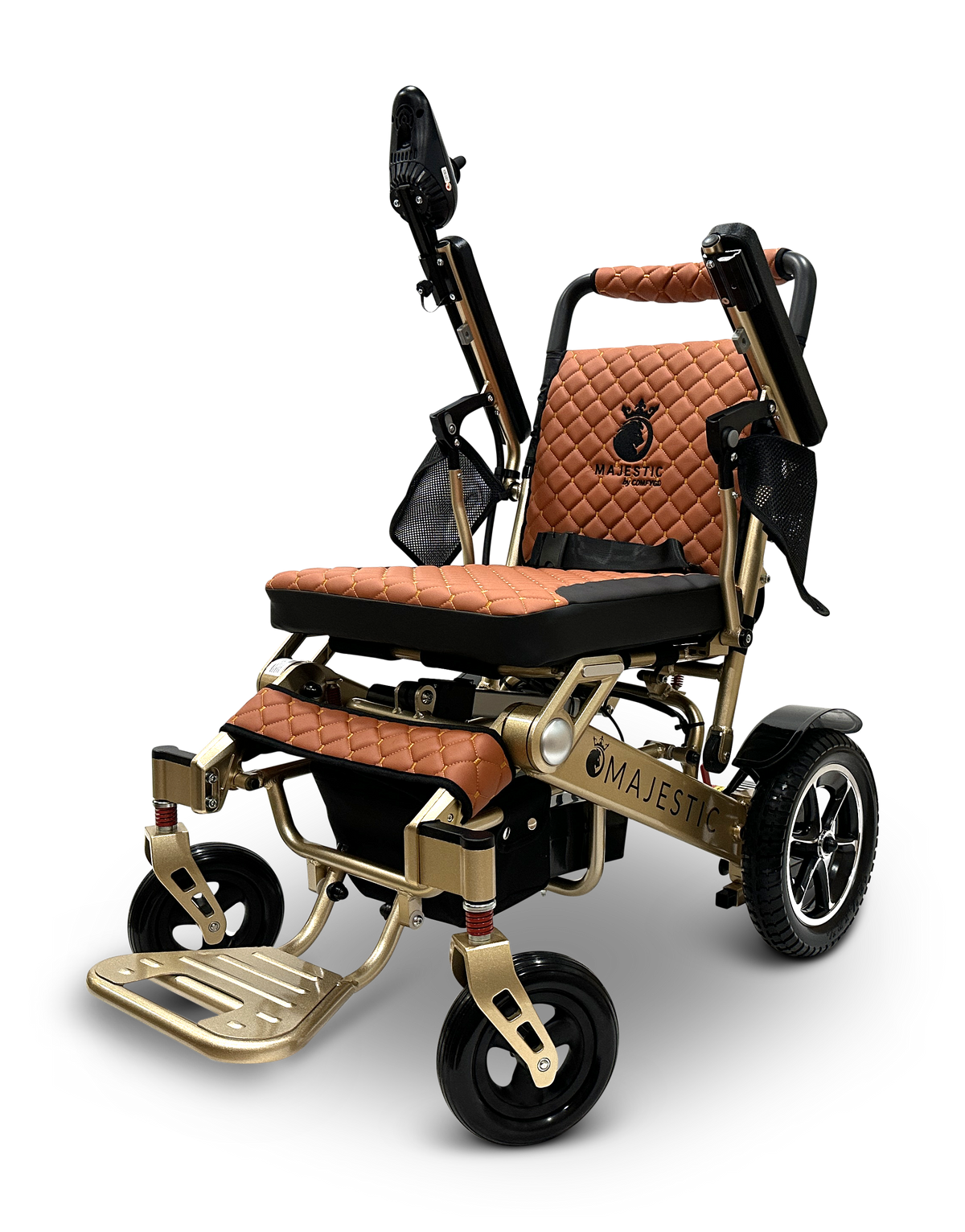 MAJESTIC IQ-7000 Auto Folding Remote Controlled Electric Wheelchair + Brushless Motor