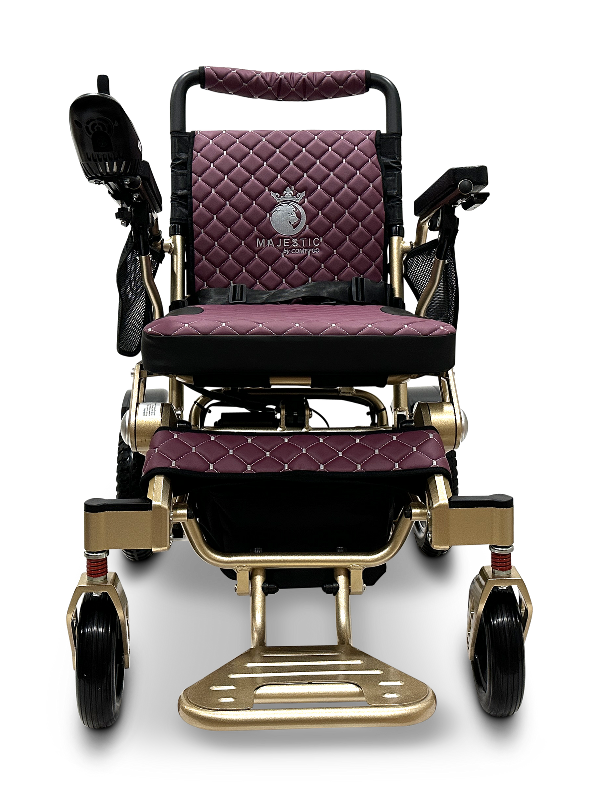 MAJESTIC IQ-7000 Auto Folding Remote Controlled Electric Wheelchair + Brushless Motor