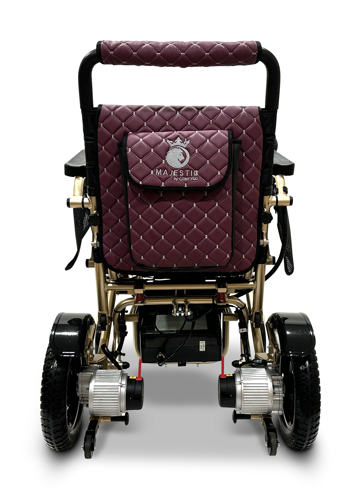 MAJESTIC IQ-7000 Auto Folding Remote Controlled Electric Wheelchair + Brushless Motor