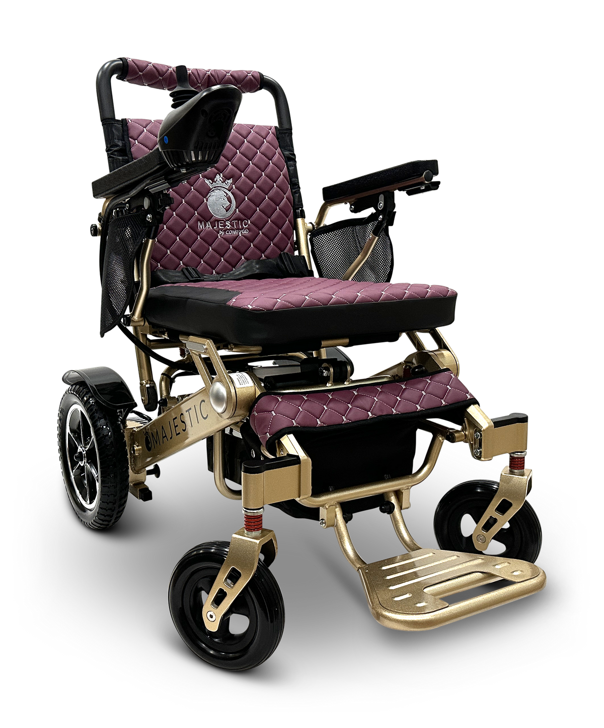 MAJESTIC IQ-7000 Auto Folding Remote Controlled Electric Wheelchair + Brushless Motor