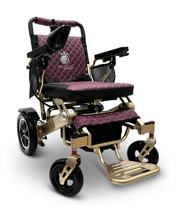 MAJESTIC IQ-7000 Auto Folding Remote Controlled Electric Wheelchair + Brushless Motor
