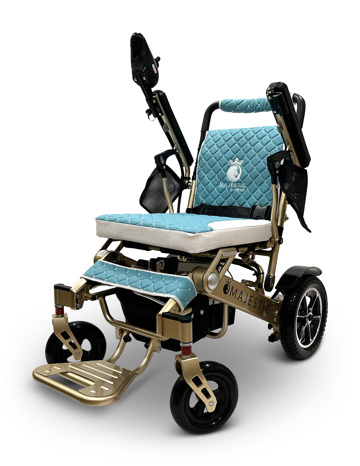 MAJESTIC IQ-7000 Auto Folding Remote Controlled Electric Wheelchair + Brushless Motor