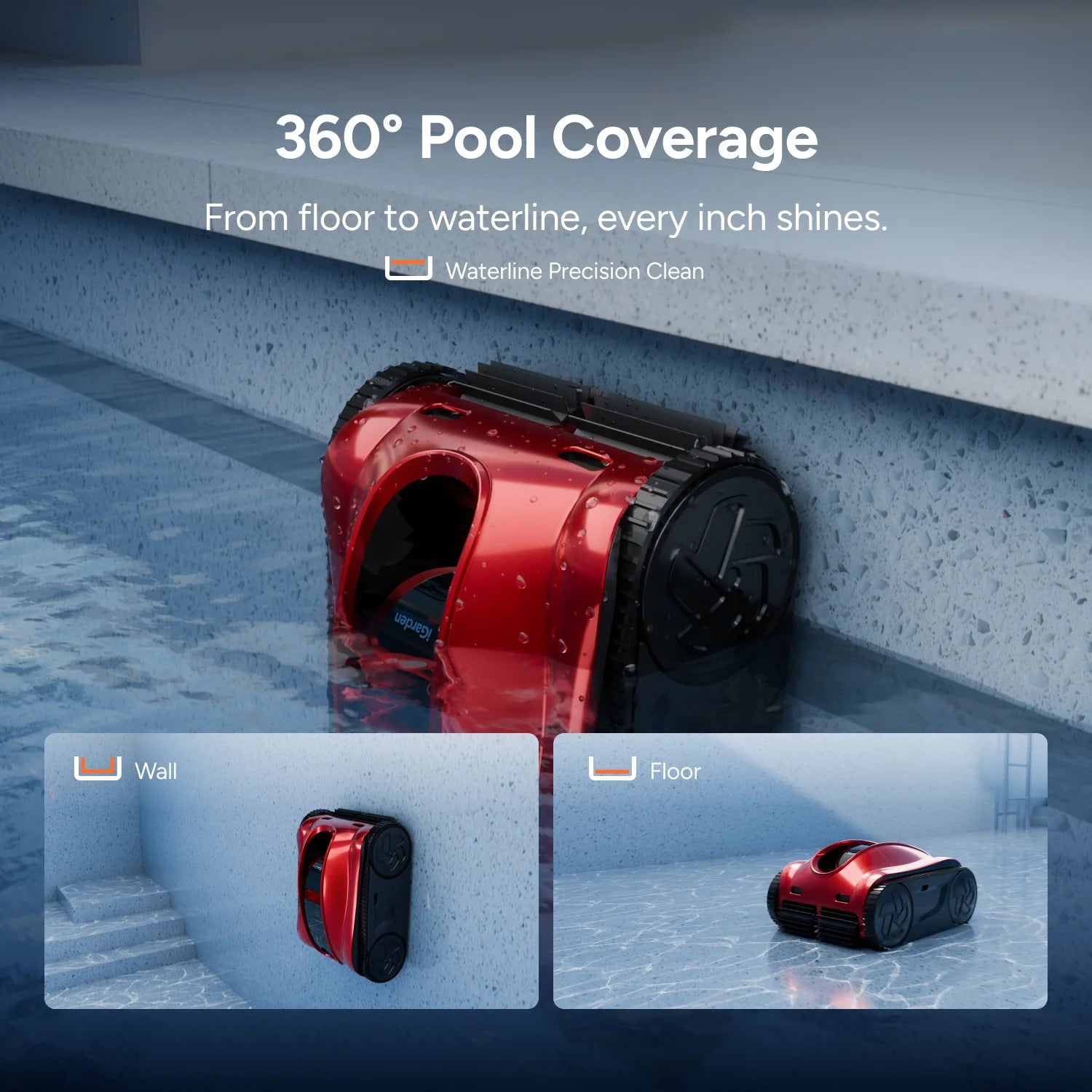 iGarden Robotic Pool Cleaner K Pro 150