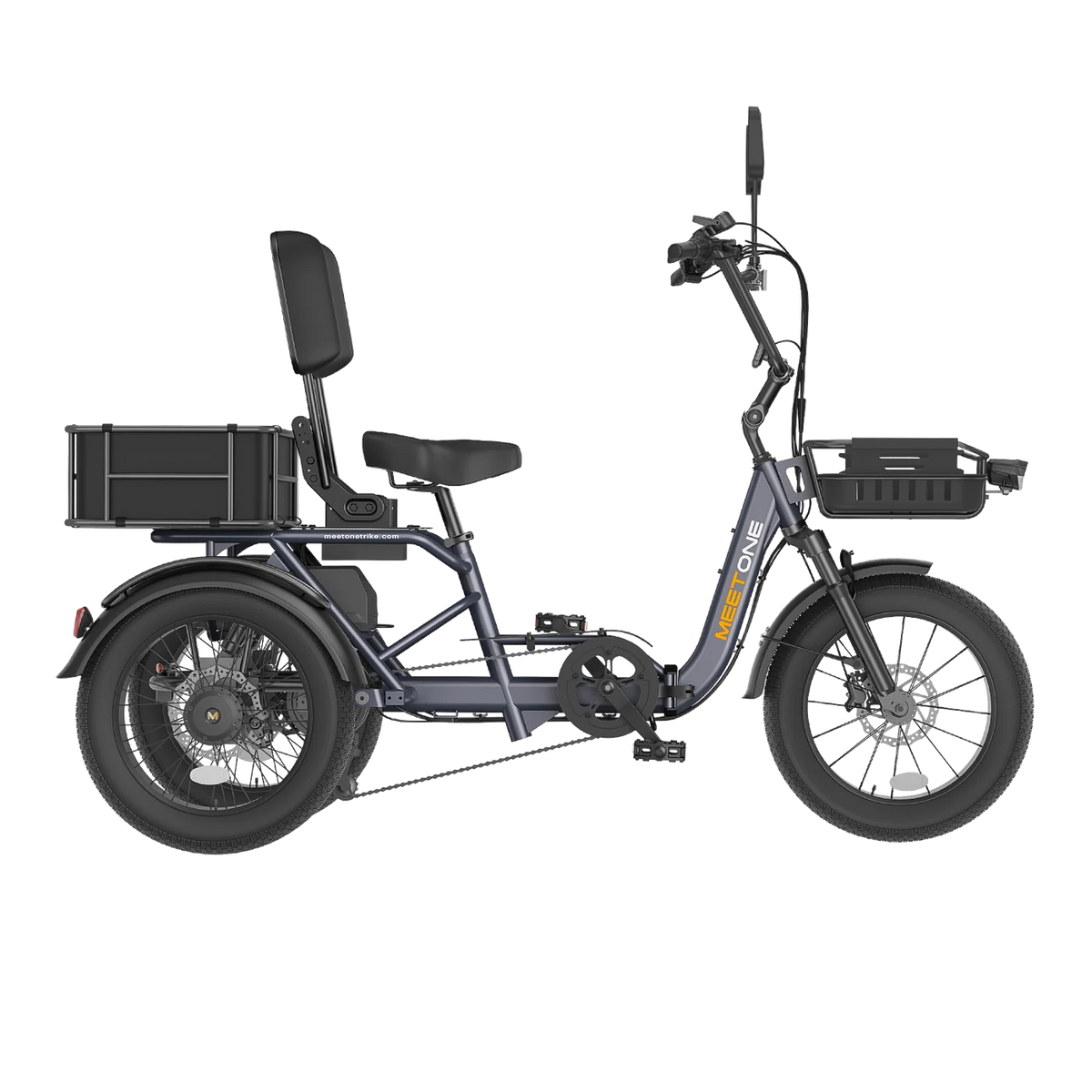 Meet One Breeze Pro 2.0 Full Suspension Fat Tire Electric Trike