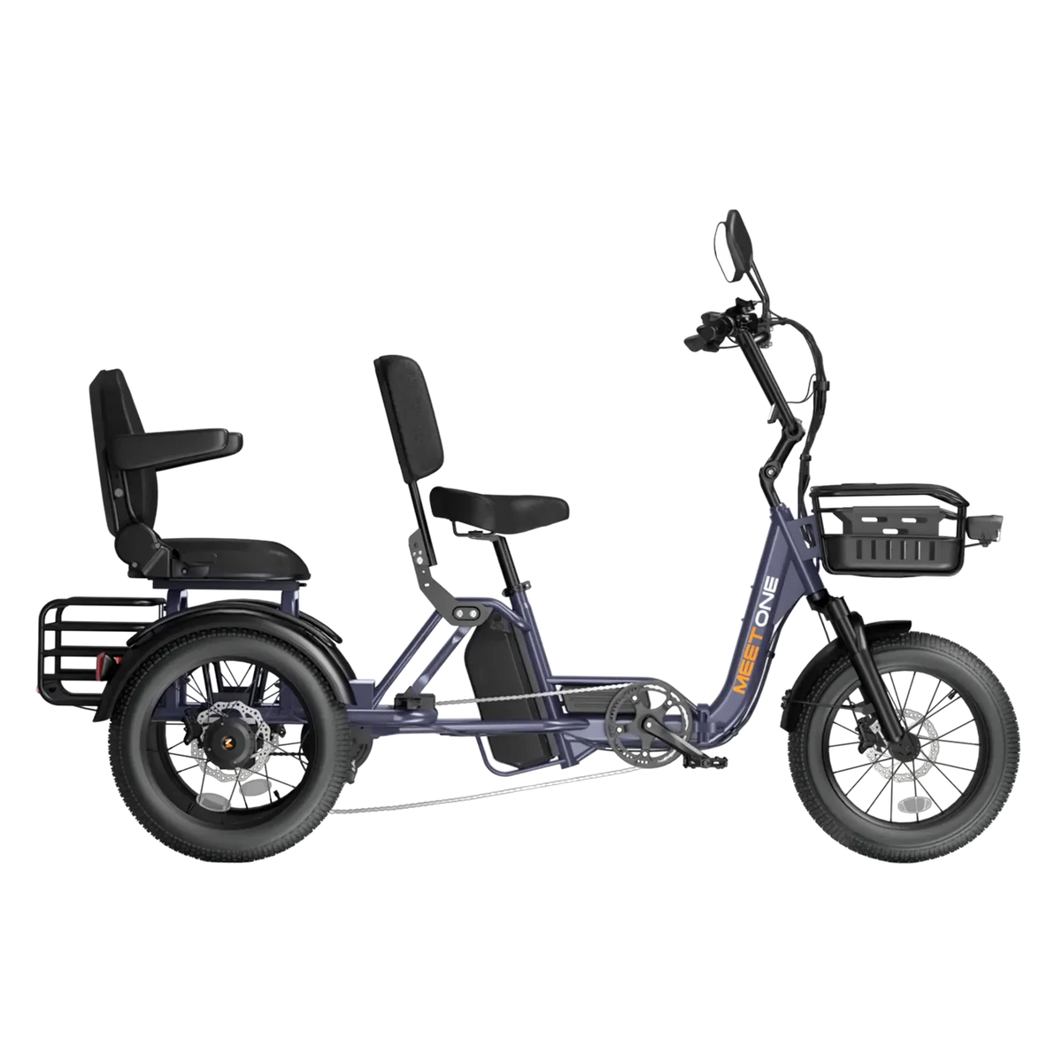 Meet One Pair Electric Trike with Passenger Seat