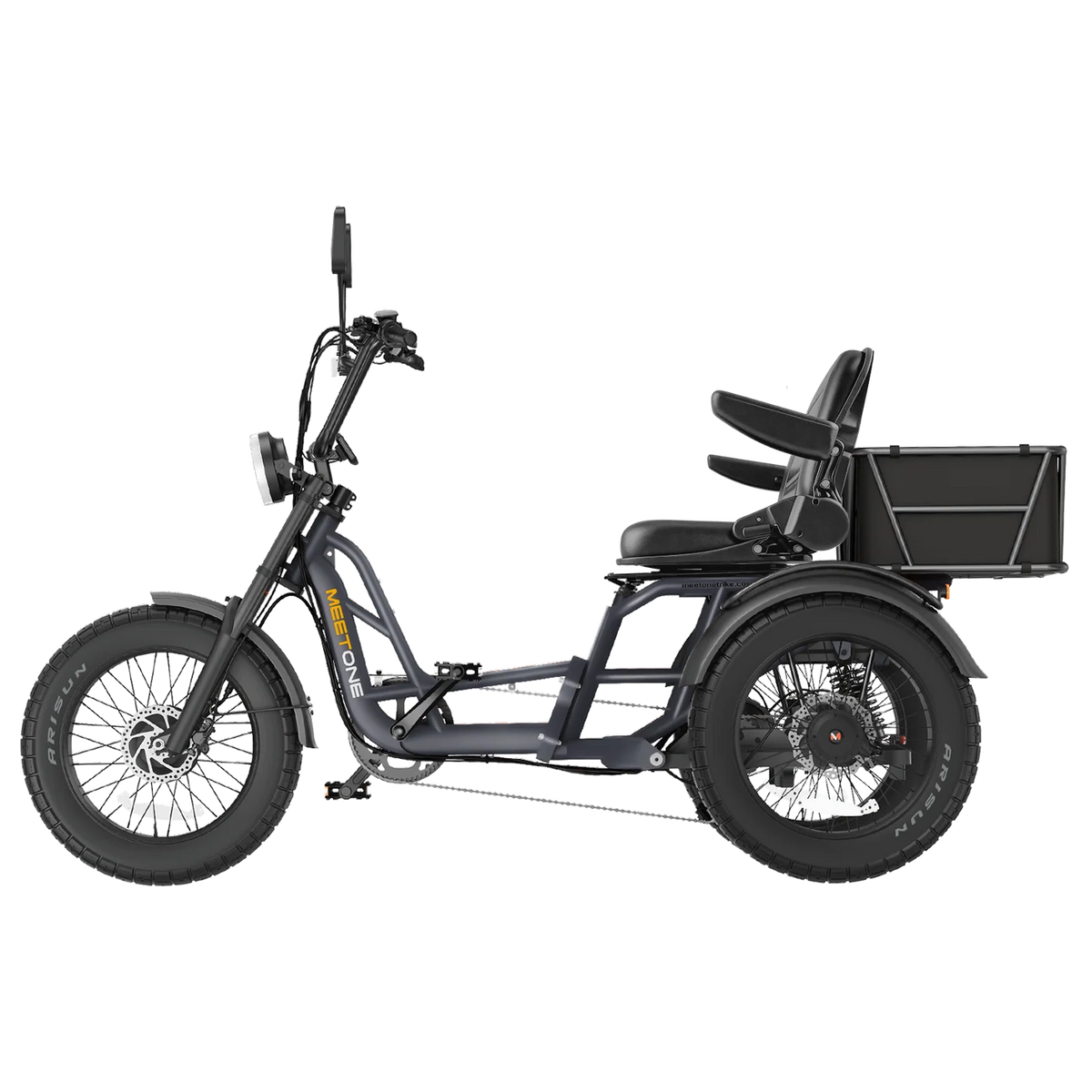 Meet One Tour 2.0 Dual Motor Semi-Recumbent Electric Trike