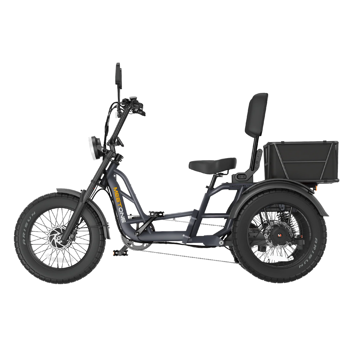 Meet One Tour 2.0 Dual Motor Semi-Recumbent Electric Trike