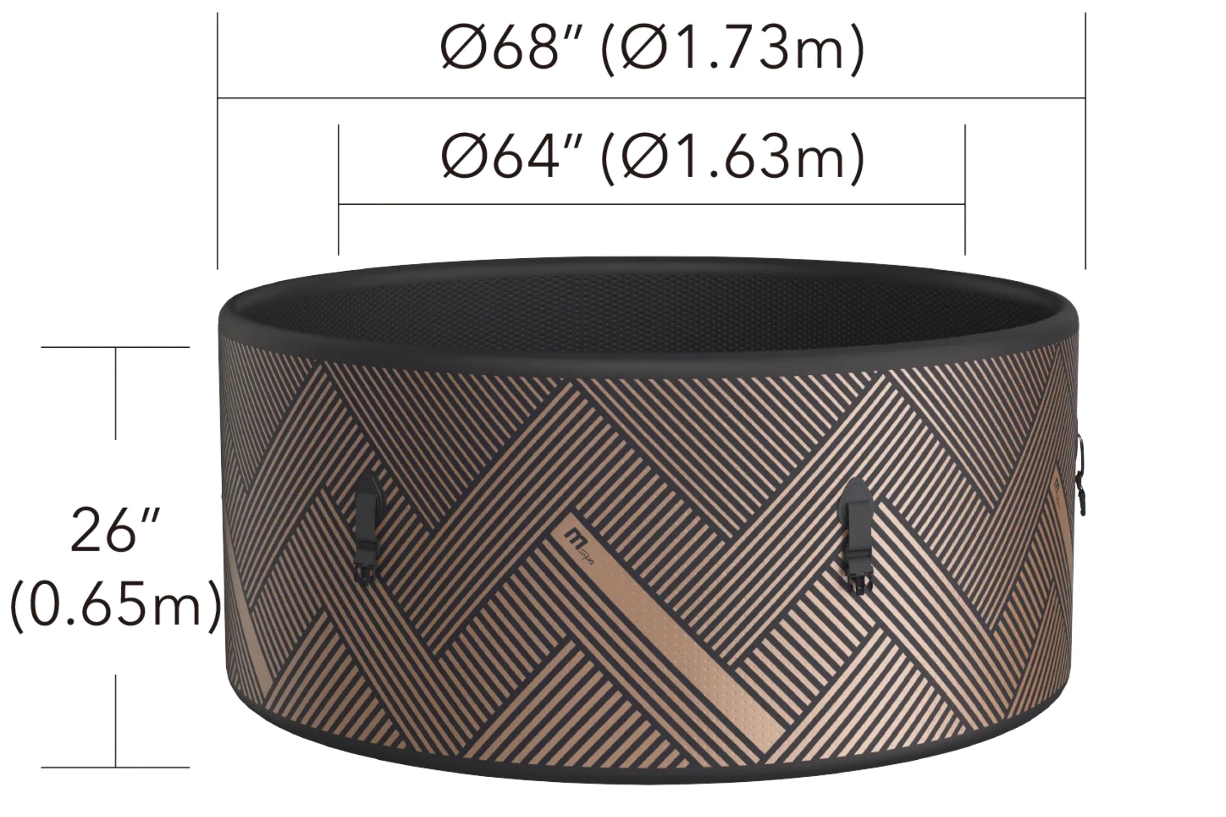 MSPA | MONO | Verto Series | Rigid Hot Tub & Spa | Upto 6 Person