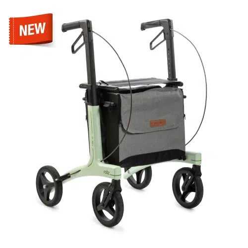 Rollz Air Carbon Fiber Rollator Walker with Seat