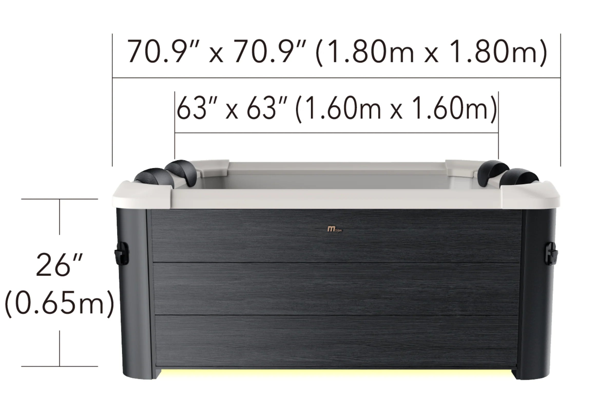 MSPA | OSLO | Frame Series | Rigid Hot Tub & Spa | Light up the night | Upto 6 Person