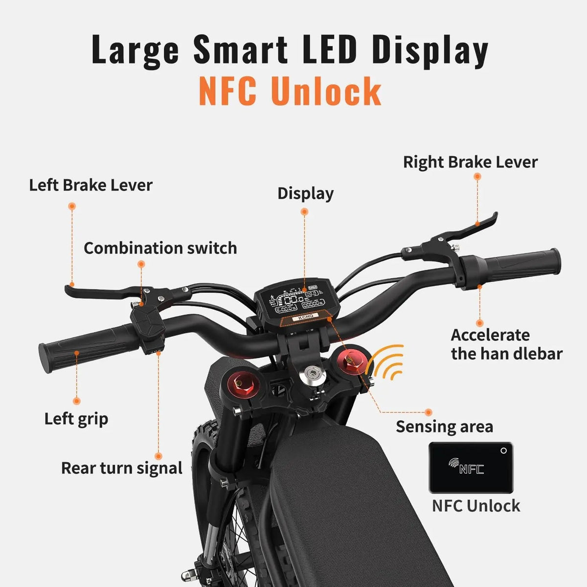 Gyroor GT73 2000W Electric Dirt Bike – 48V 36.4Ah Dual Battery, 37 MPH