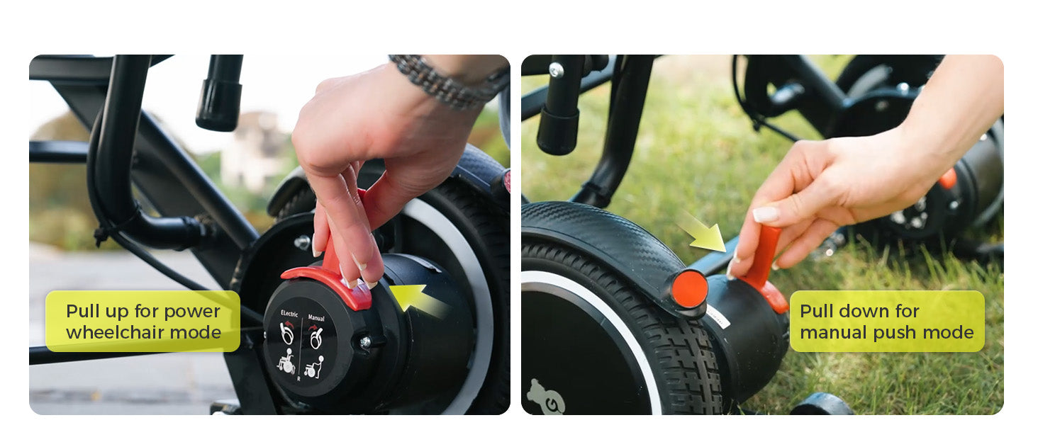 Paiseec Lightweight Electric Wheelchair Q3