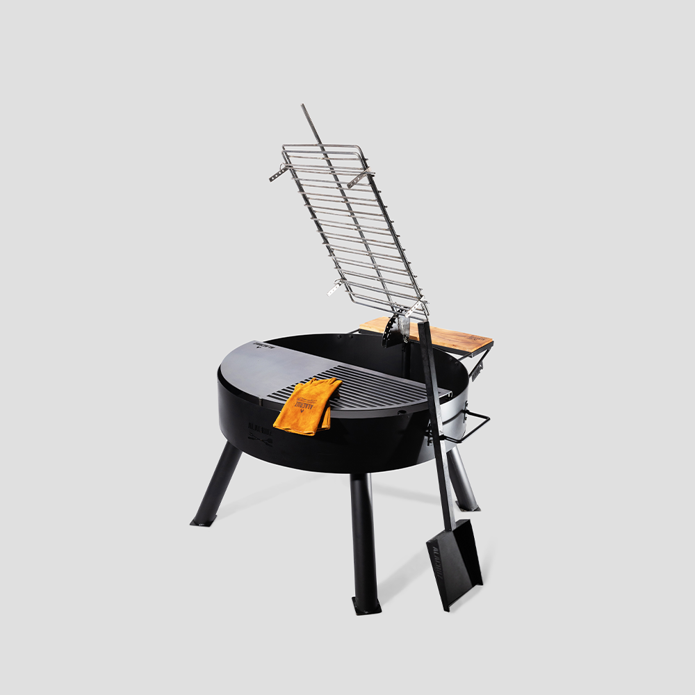 40-Inch Pampeano Argentine Open Fire Grill – Outdoor BBQ Grill