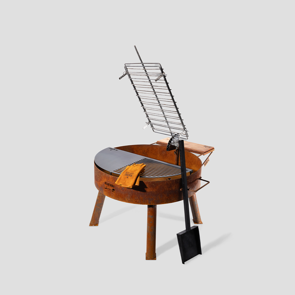 40-Inch Pampeano Argentine Open Fire Grill – Outdoor BBQ Grill