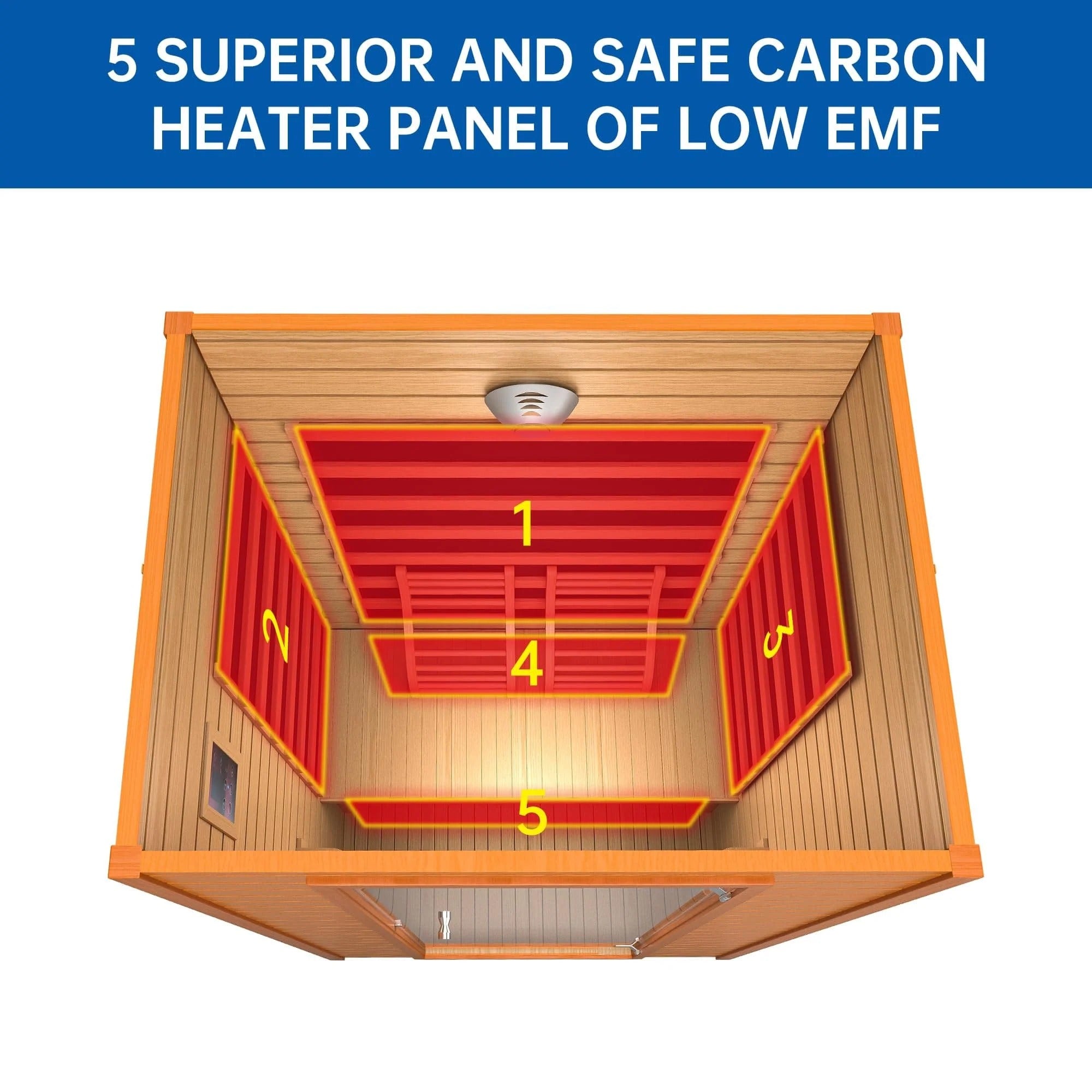 Earth 2 Person Low EMF Far Infrared Sauna