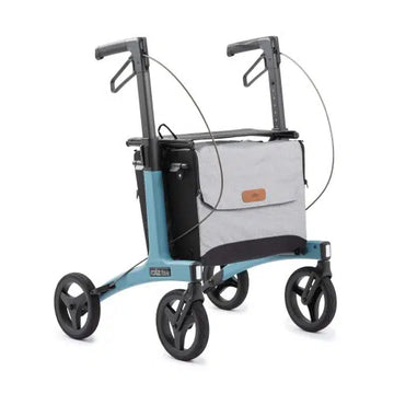 Rollz Flow Lightweight Aluminum Rollator Walker with Seat