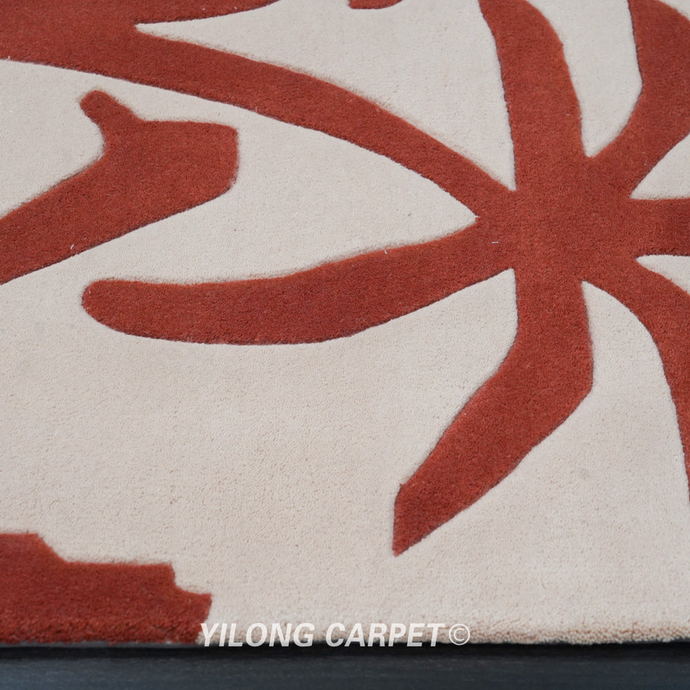 Hand Tufted Rug Wool Modern Animal Carpet 6.56x9.84ft