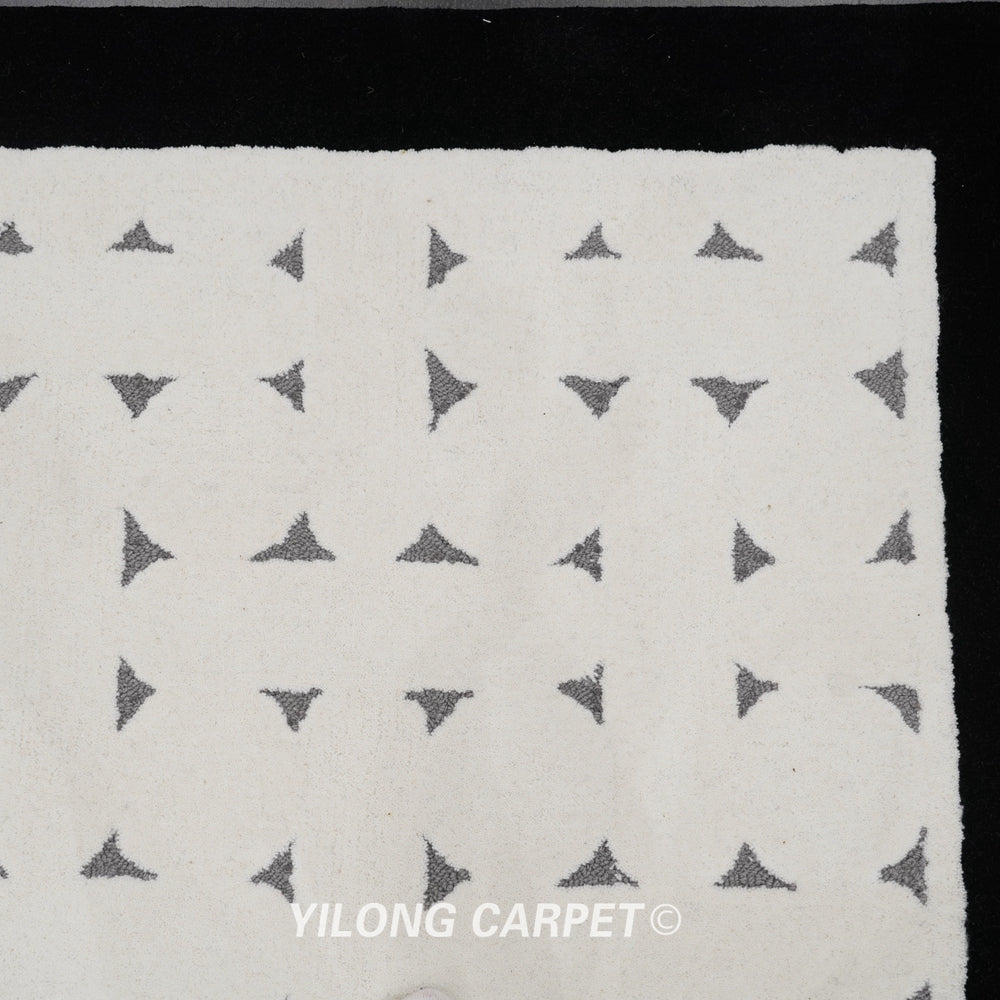 Hand Tufted Wool Carpet Modern Design Simple Carpet 6.56x9.84ft