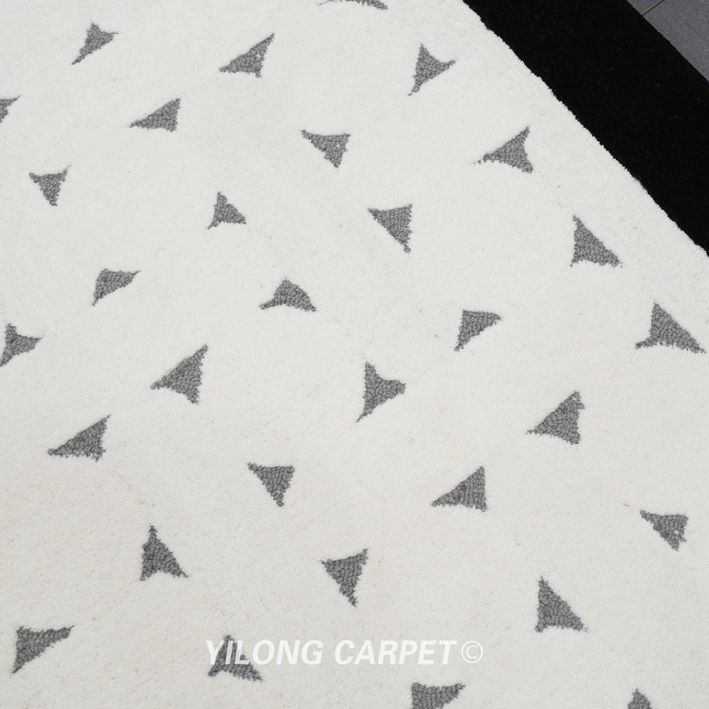 Hand Tufted Wool Carpet Modern Design Simple Carpet 6.56x9.84ft
