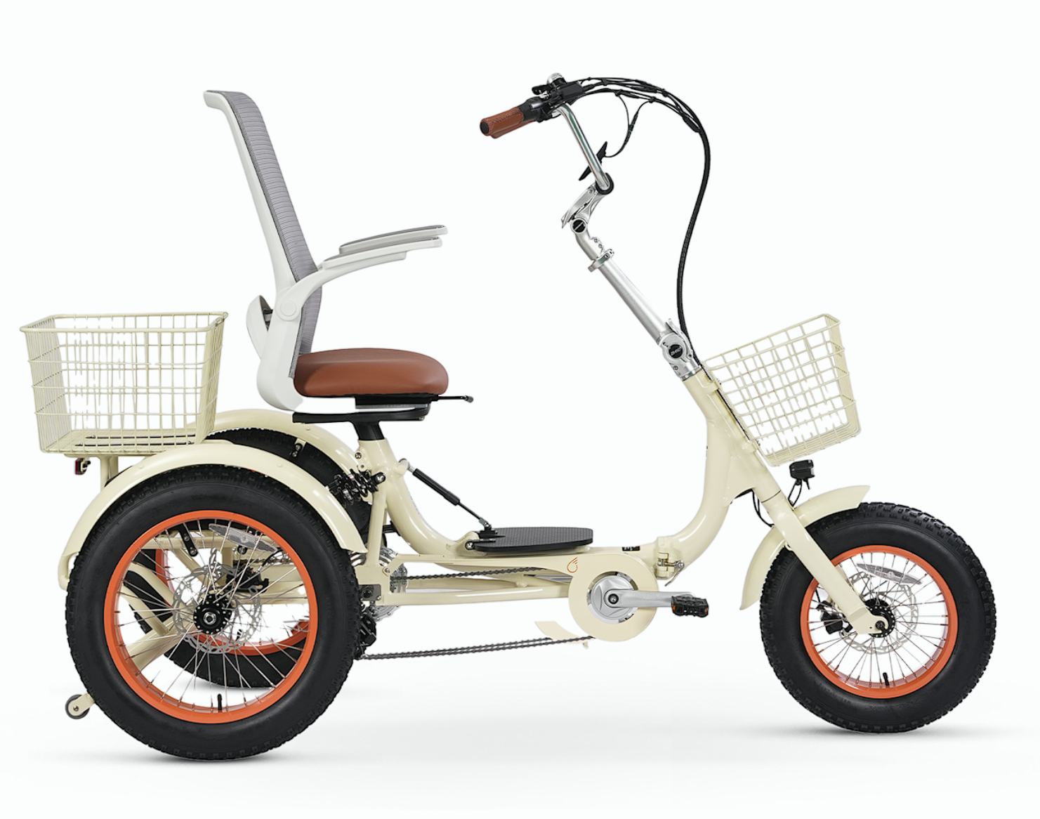 2026 Simple Glide Deluxe 750W Fat Tire Rear Motor E-Bike
