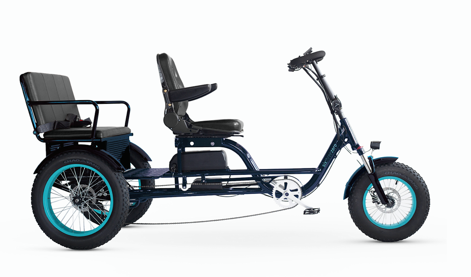 EVRYjourney Recumbent E-Bike Rickshaw 750W