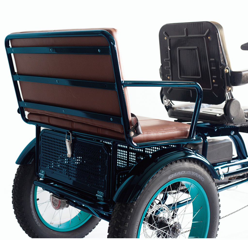 EVRYjourney Recumbent E-Bike Rickshaw 750W