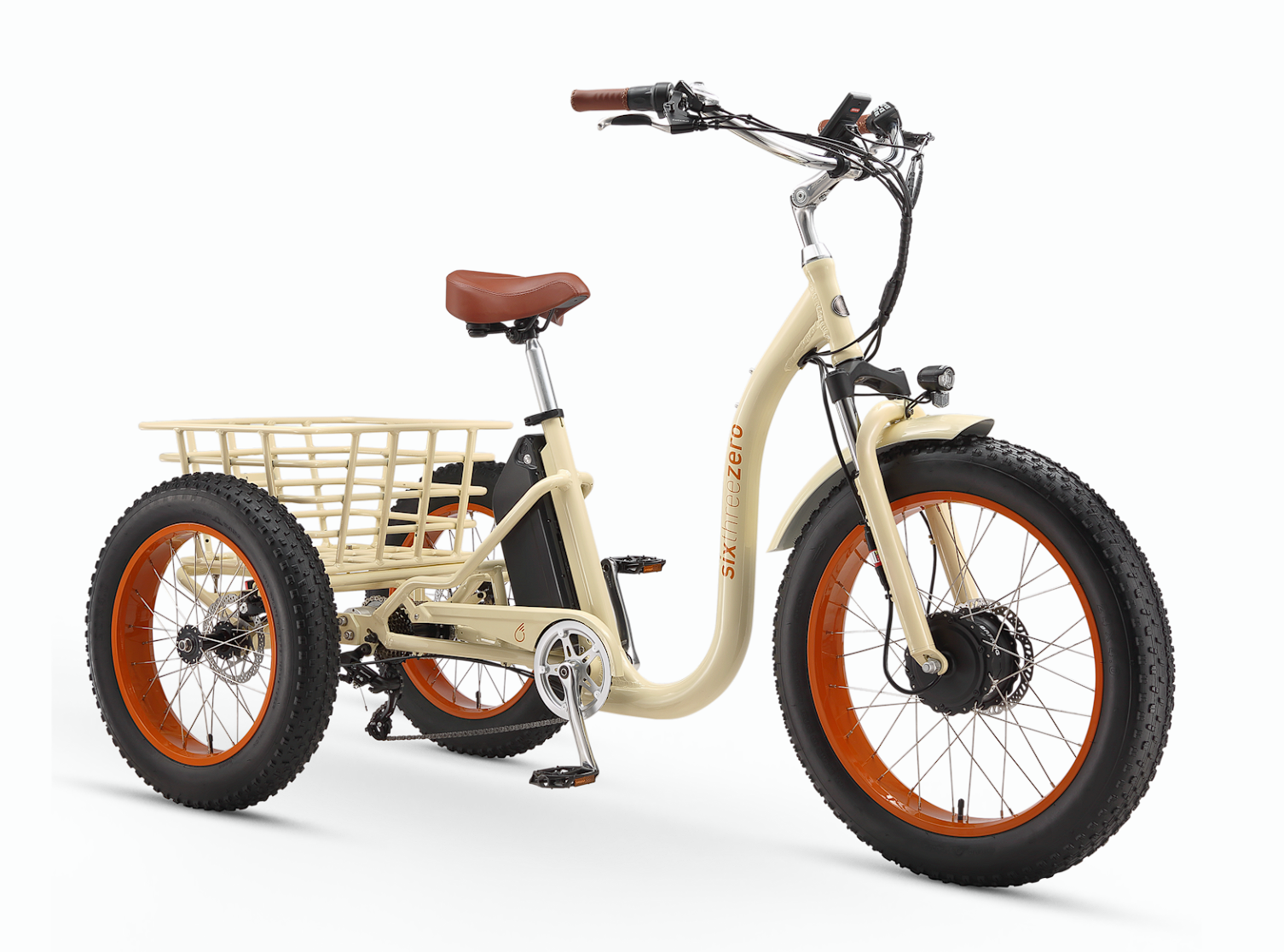 Simple Step Thru FAT Tire 3 Wheel Electric Bike