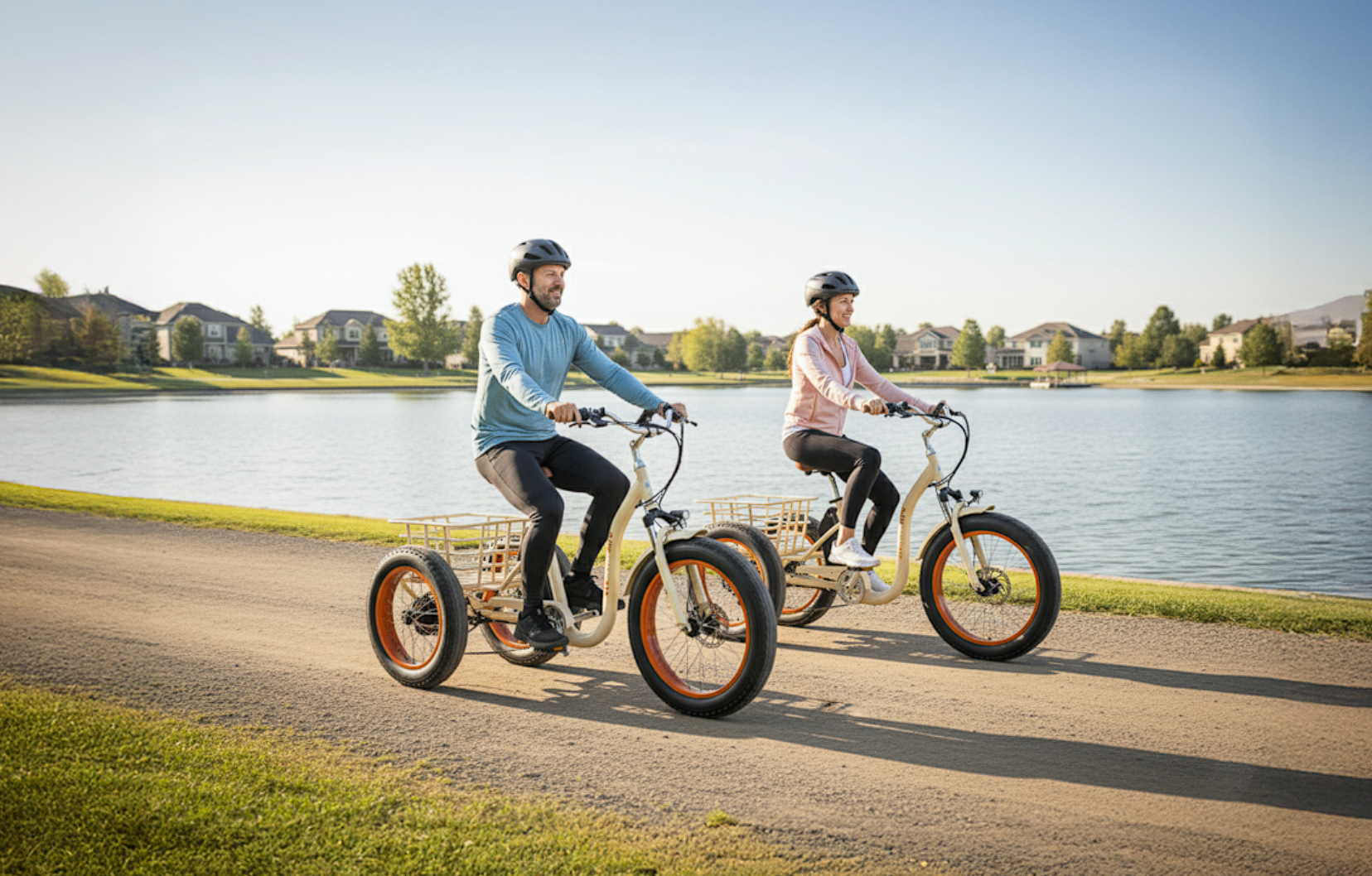 Simple Step Thru FAT Tire 3 Wheel Electric Bike