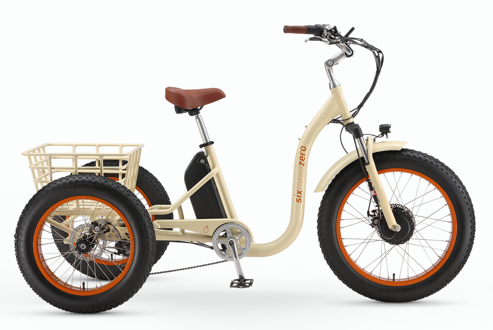 Simple Step Thru FAT Tire 3 Wheel Electric Bike