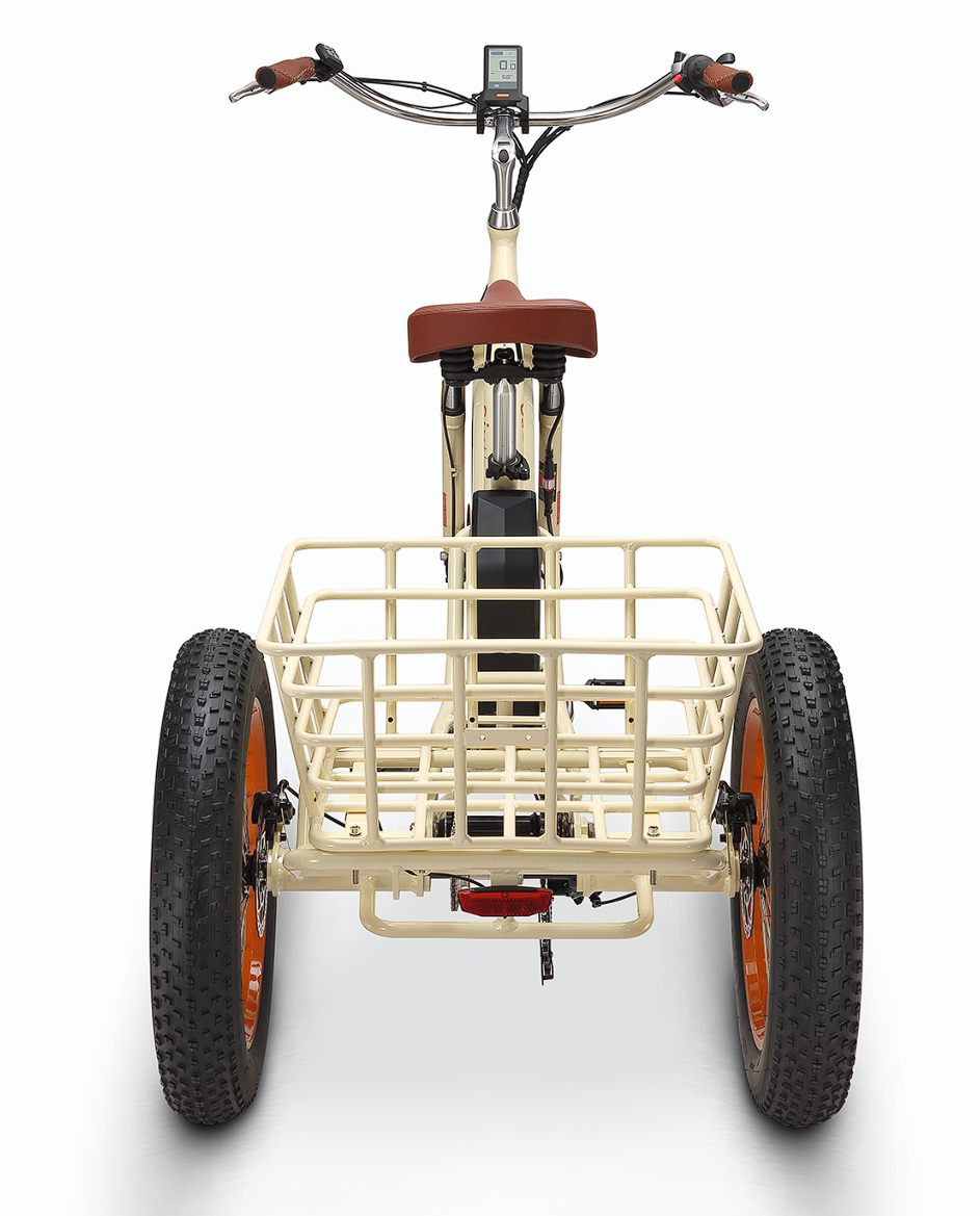 Simple Step Thru FAT Tire 3 Wheel Electric Bike
