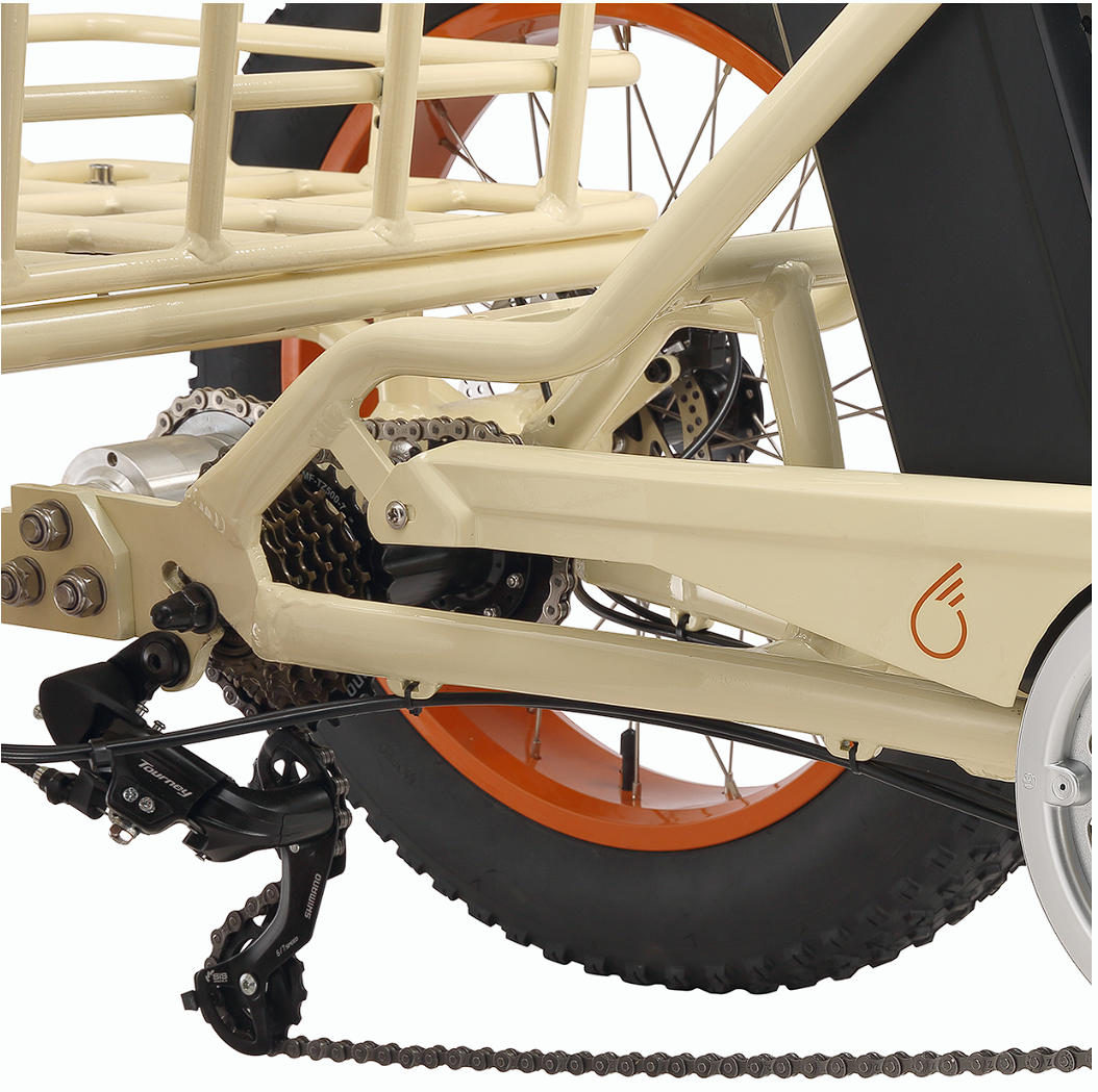 Simple Step Thru FAT Tire 3 Wheel Electric Bike