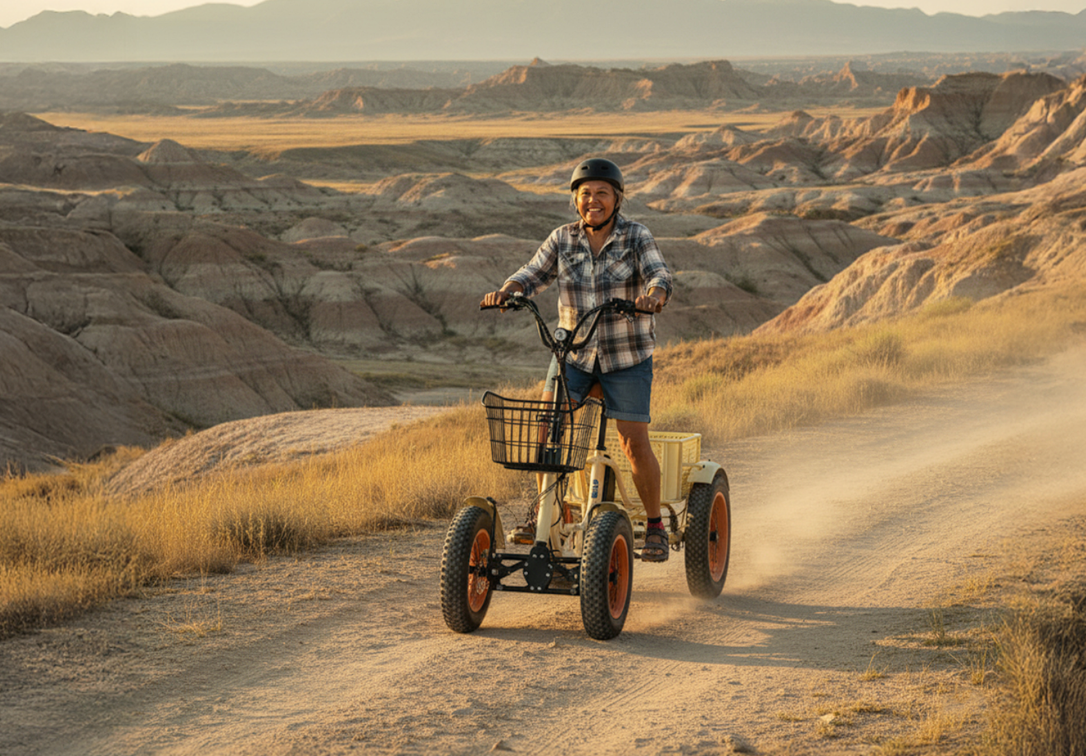 sixthreezero ANYterrain Stabilized 2026 w/ Dual Rear Suspension 4 Wheel Electric Bike